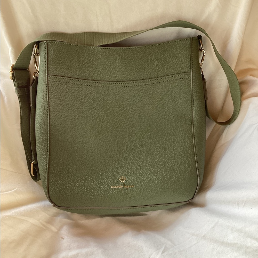 Nanette Lepore Sage Green Shoulder Bag